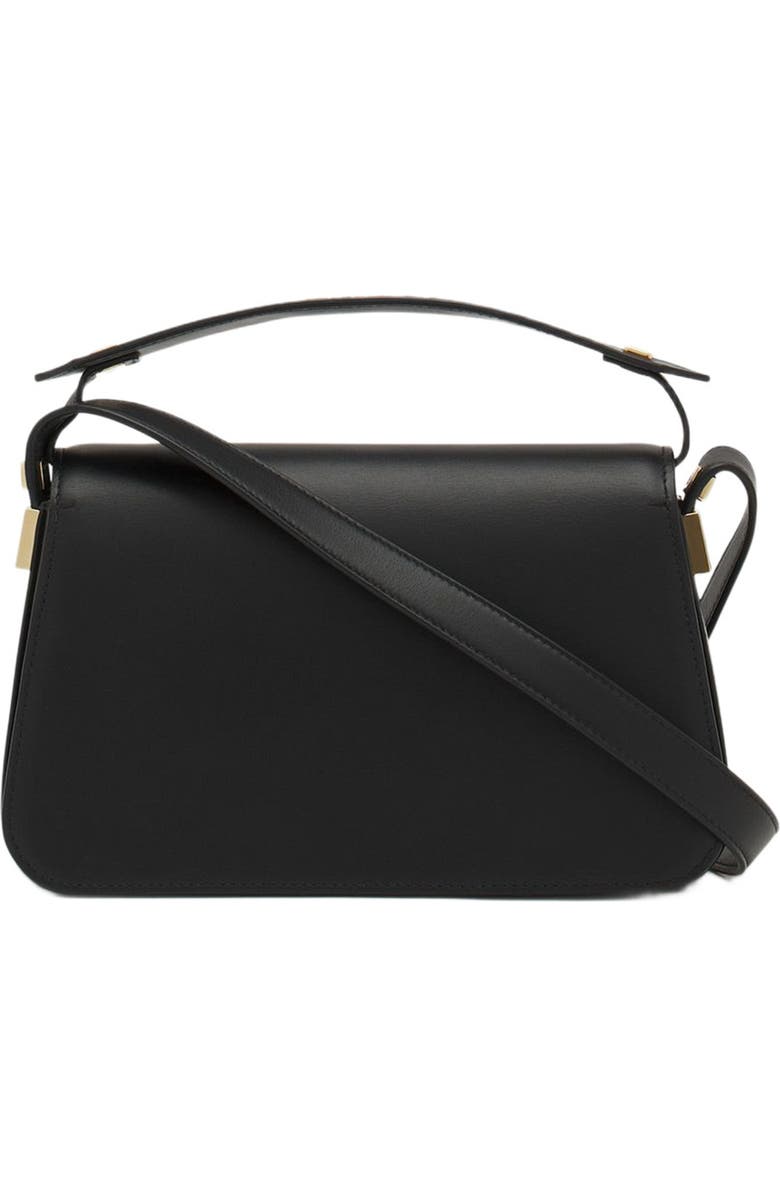 Lanvin Concerto Arpège Leather Bag, Alternate, color, Black