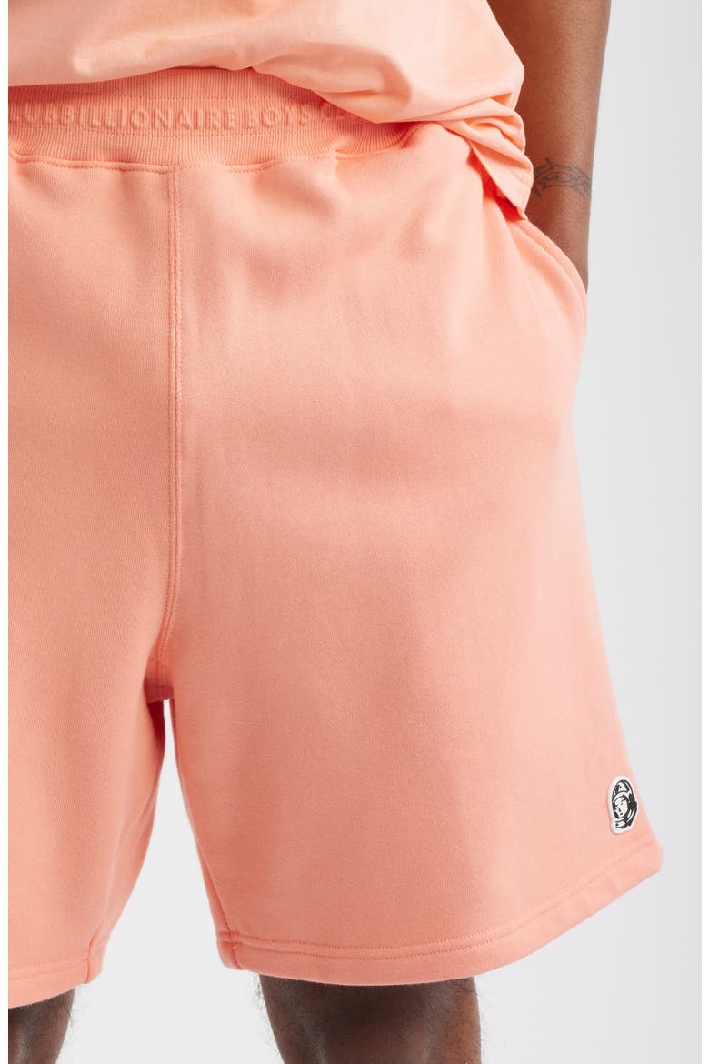 Karat Cotton Shorts, Alternate, color, PEACH AMBER