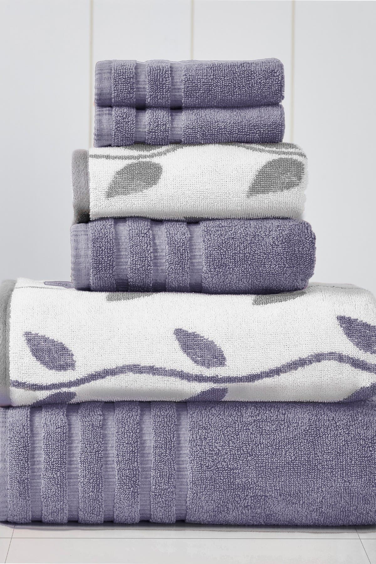 Modern Threads Yard Dyed 6-Piece Towel Set