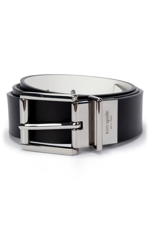 Kate Spade New York Reversible Belt In Black