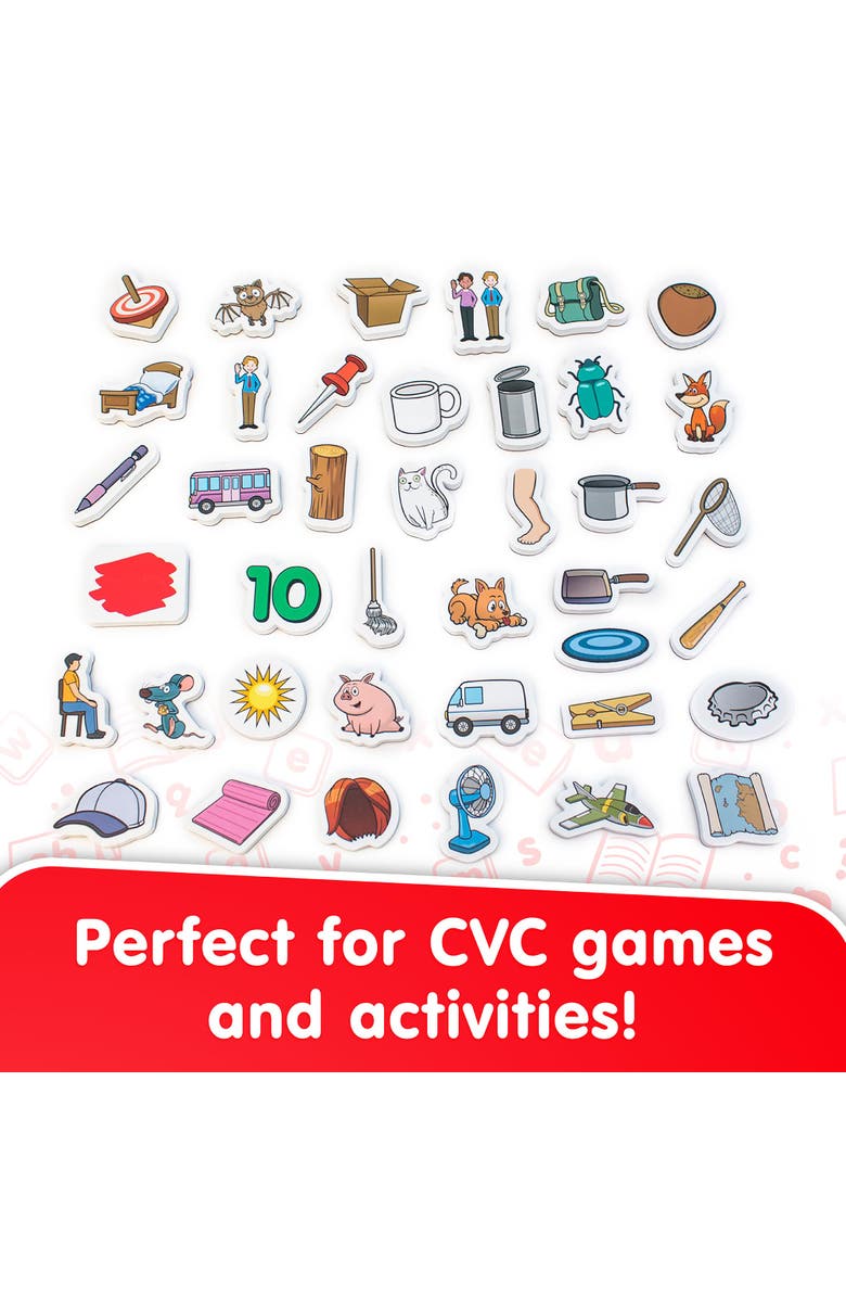 Junior Learning Rainbow Cvc Objects Magnetic Foam Set, Alternate, color, Multicolored