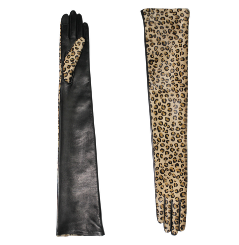 Glamour Leather Gloves Arm Length