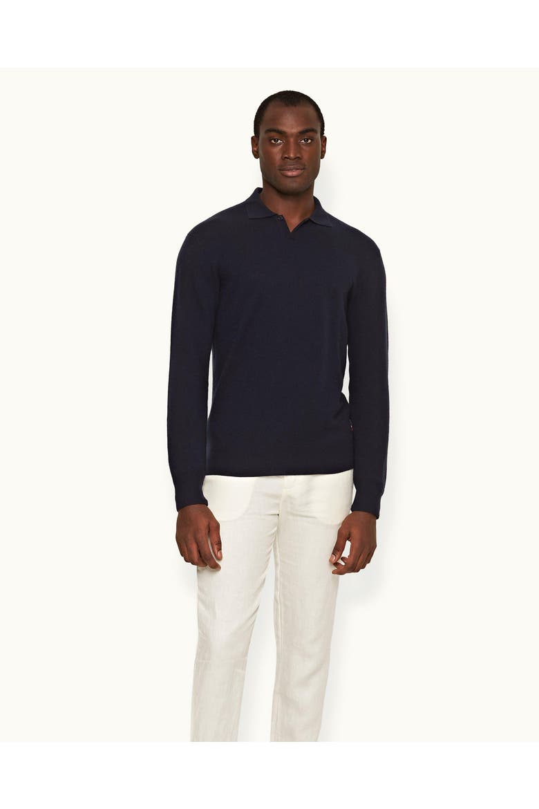 Bruno Cashmere Waffle Stitch Jumper, Main, color, NIGHT IRIS