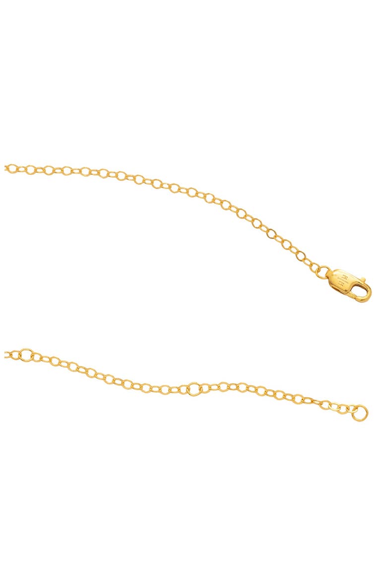 Adjustable Flat Cable Chain, Alternate, color, Gold Filled