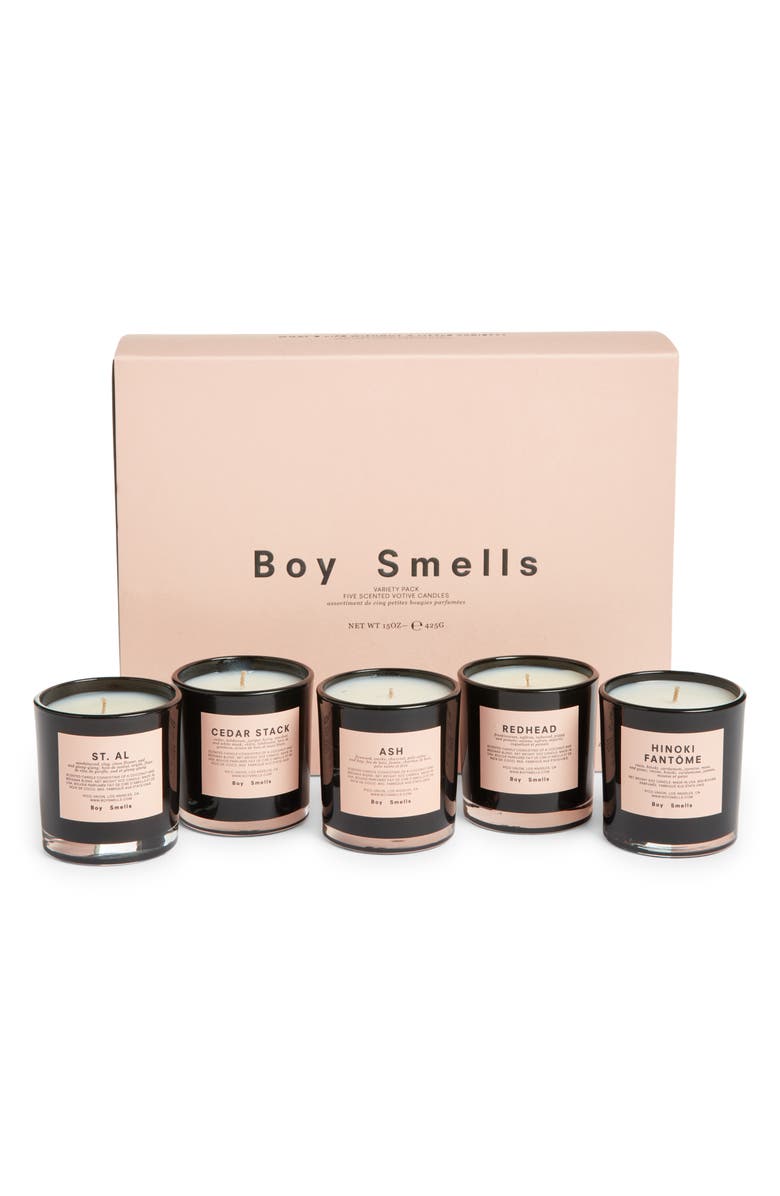 Boy Smells Moody Woods Votive Candle Set-$80 Value, Main, color, 