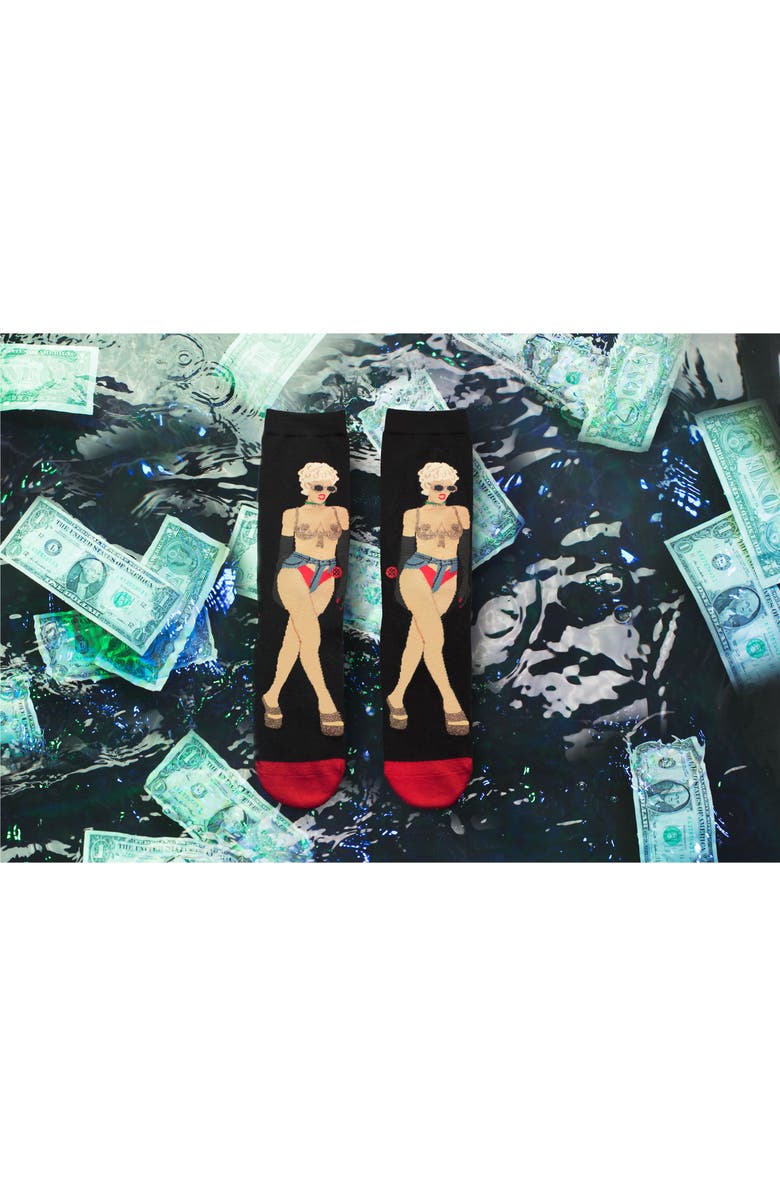 Stance x Rihanna Music Video Crew Socks, Alternate, color, 
