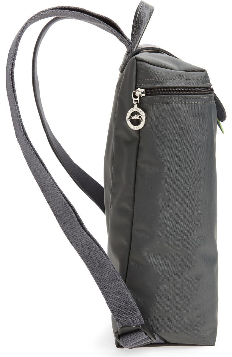 Longchamp Mini Le Pliage Green Recycled Canvas Backpack, Alternate, color,