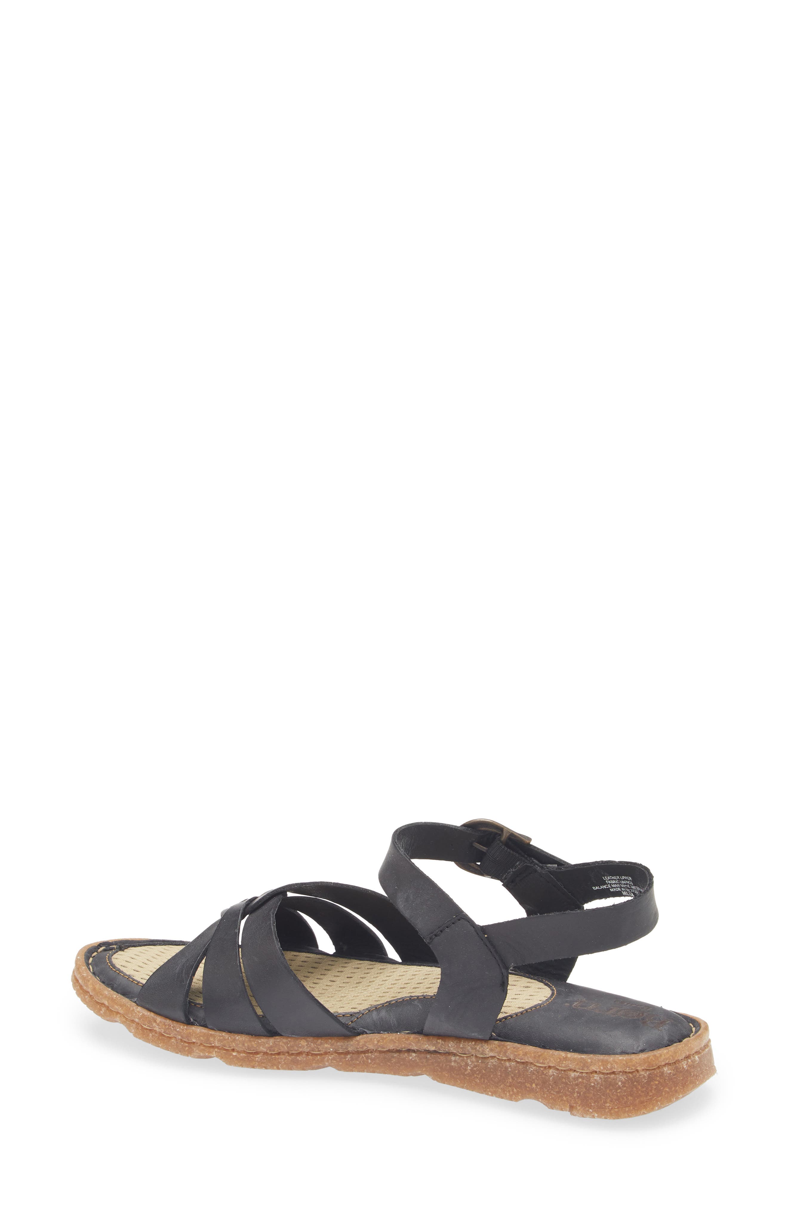 Børn Tabra II Sandal, Alternate, color, Black Leather