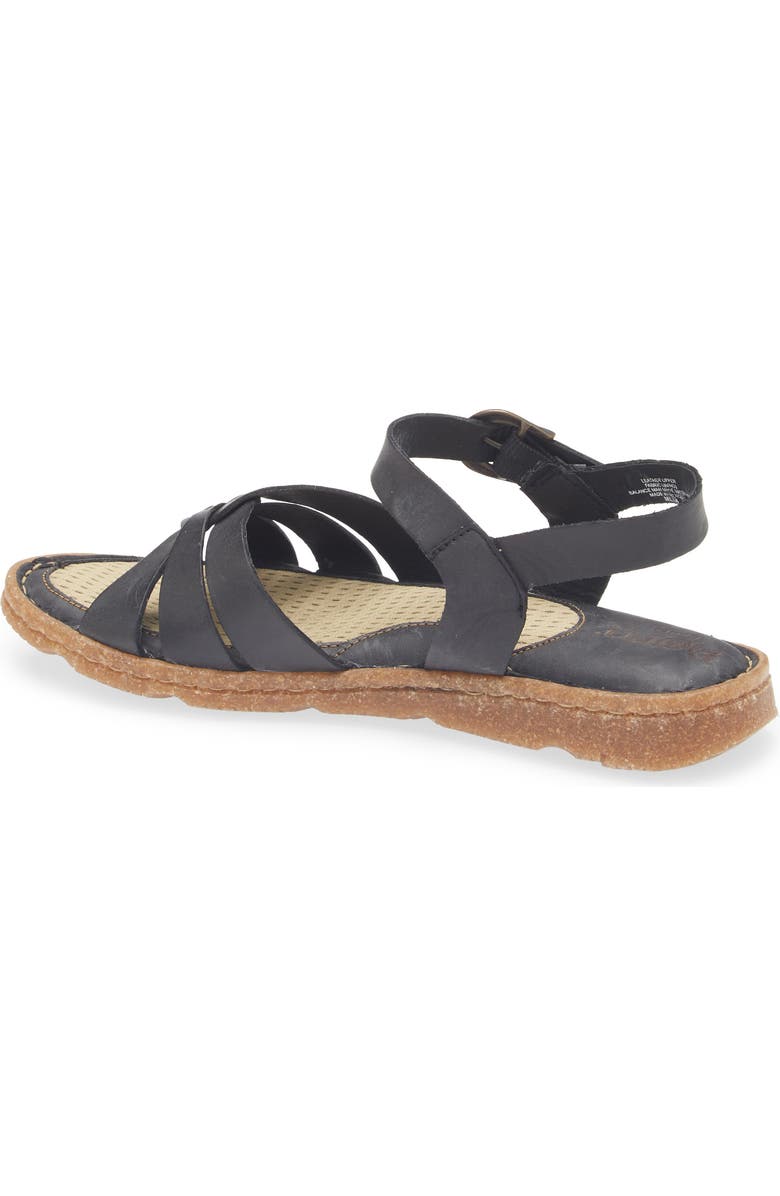 Børn Tabra II Sandal, Alternate, color, Black Leather