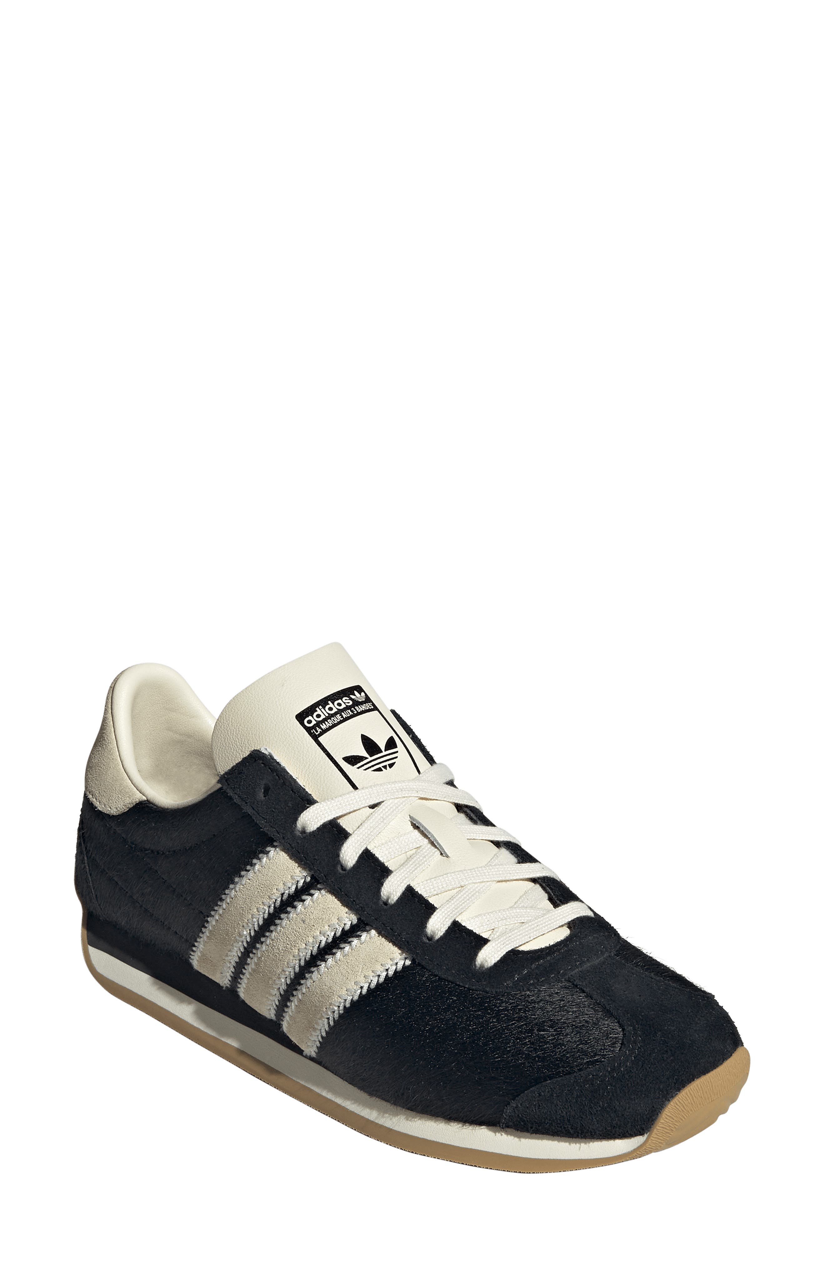 adidas Country Low Top Sneaker, Main, color, Cream/ Black/ Golden Beige