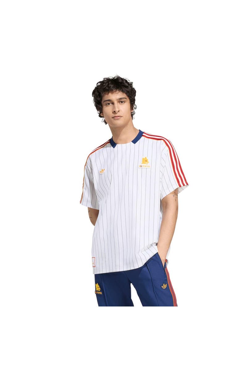 adidas Unisex adidas  White AS Roma Terrace Icons Jersey, Main, color, White
