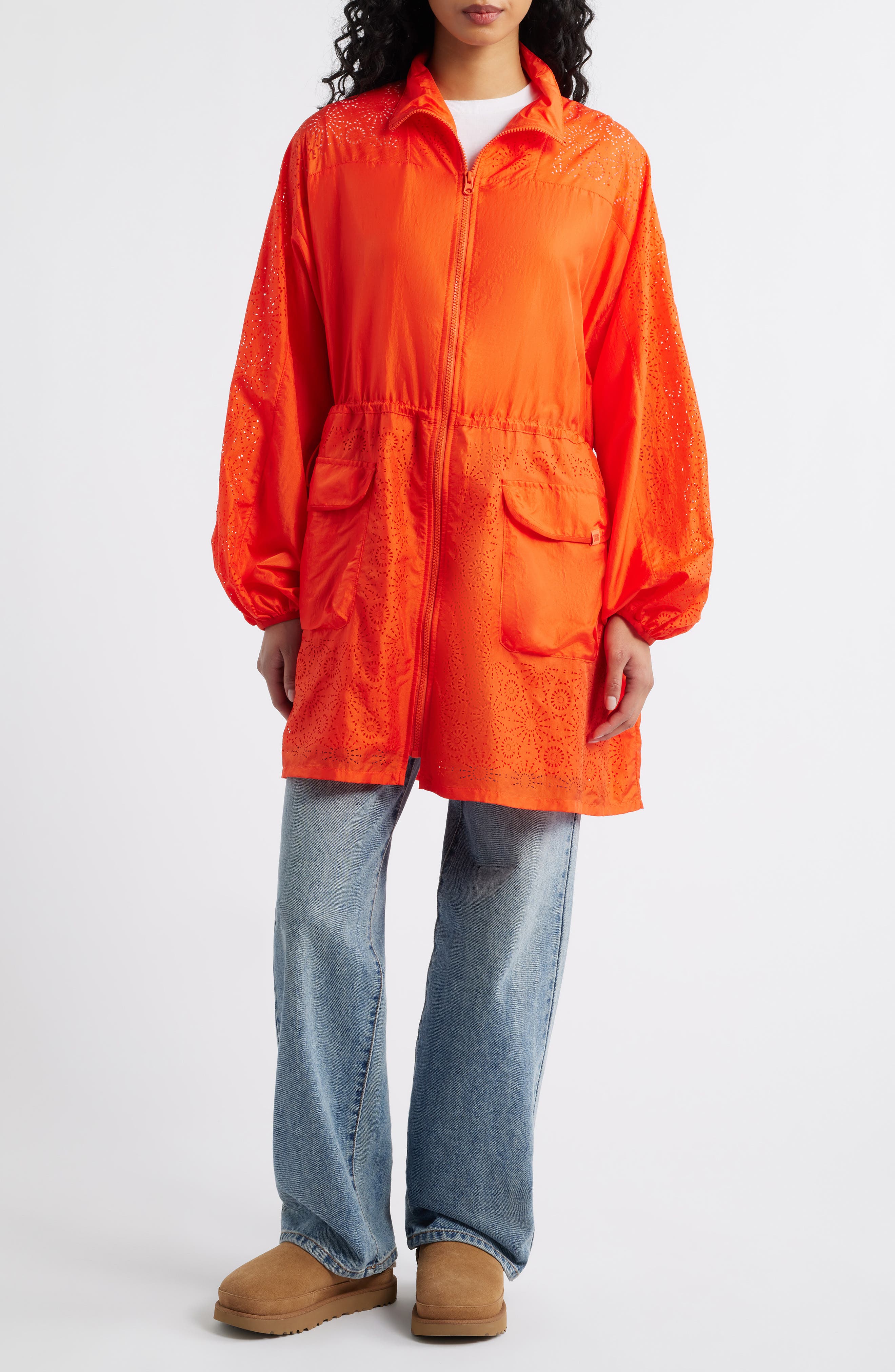 Kynlee Nylon Full Zip Dress Jacket - image 3
