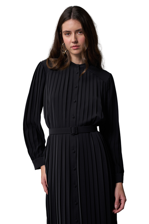 Pleated  Chiffon Maxi Dress