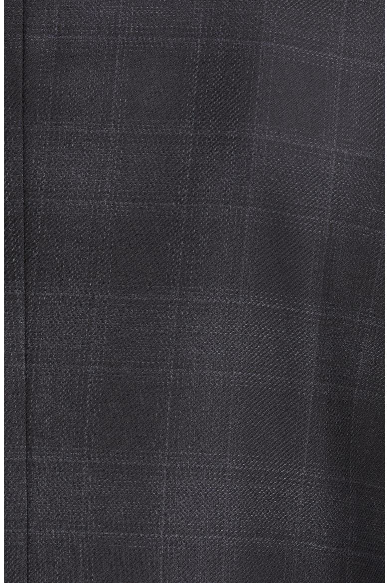 Glen Plaid Wool Sport Coat, Alternate, color, CHARCOAL