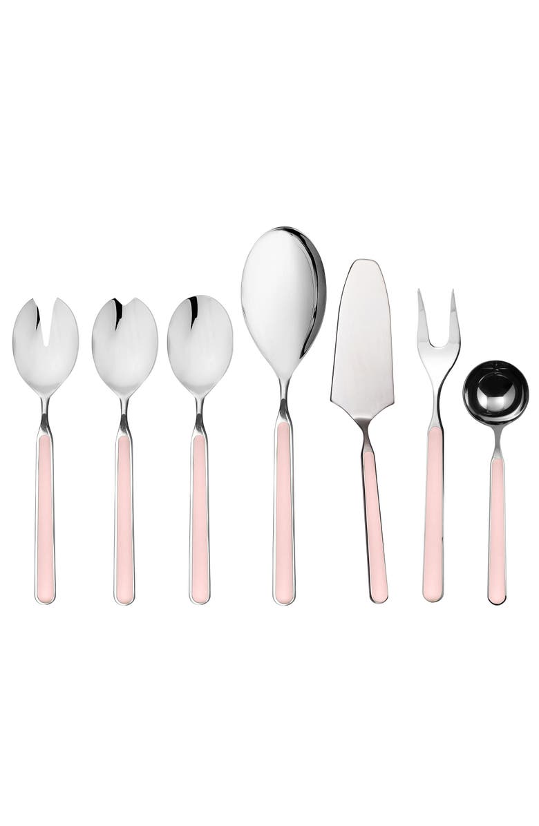 Mepra Fantasia Serving Set - 7 Pieces, Main, color, Pale Rose