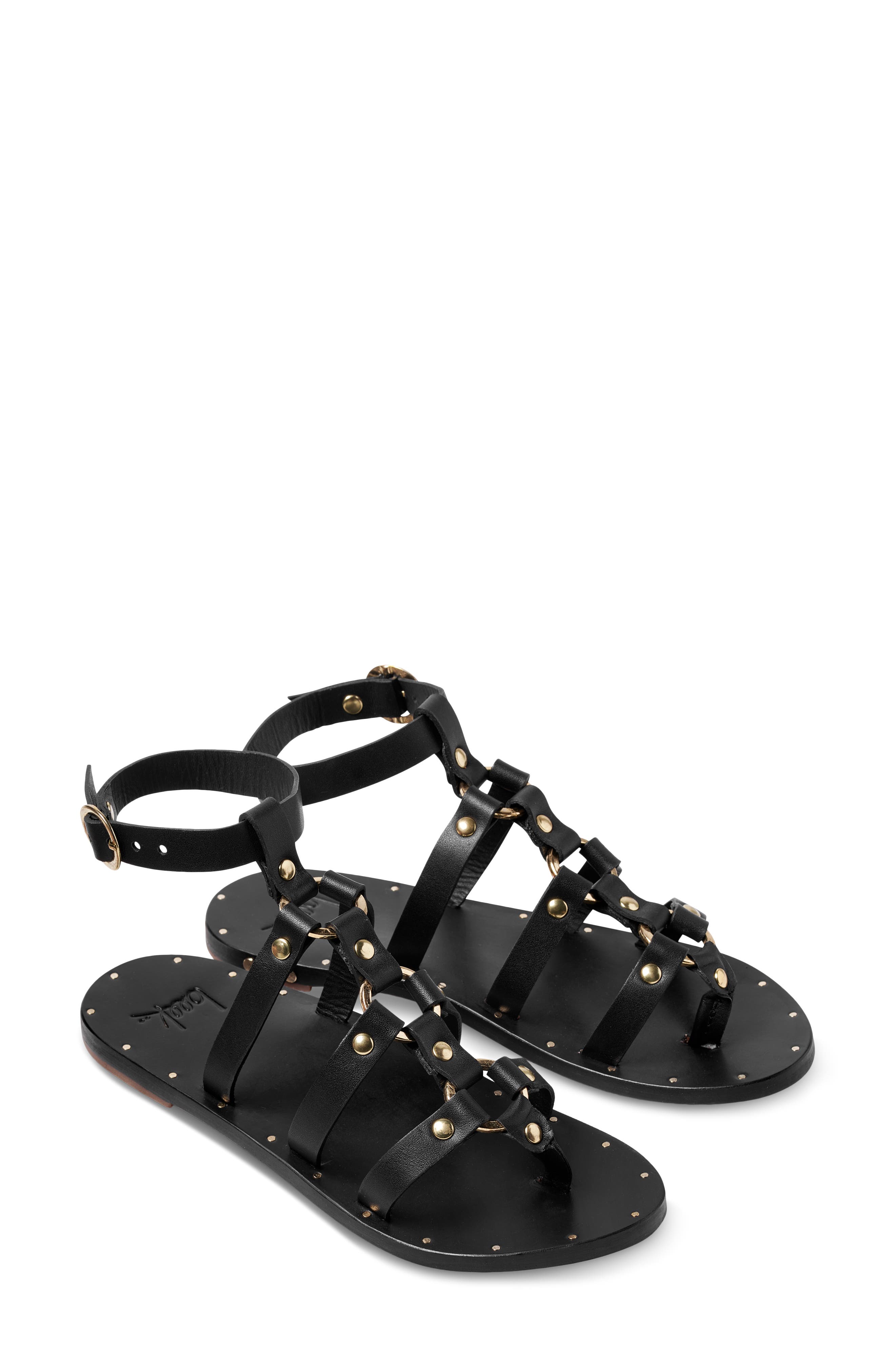 Beek Crane Studded Gladiator Sandal, Main, color, 
