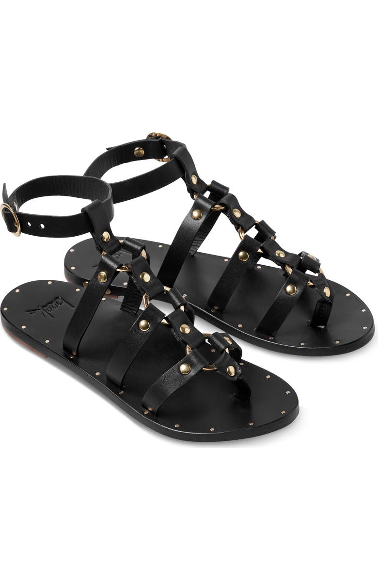 Beek Crane Studded Gladiator Sandal, Main, color,