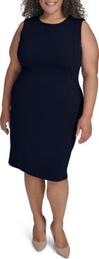 Calvin Klein Basic Sleeveless Sheath Dress