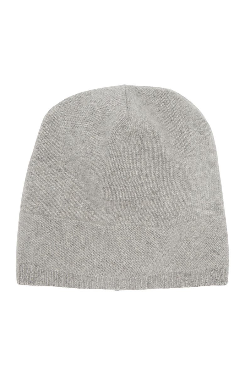Portolano Slouchy Cashmere Knit Beanie, Main, color, Lt Ht Grey