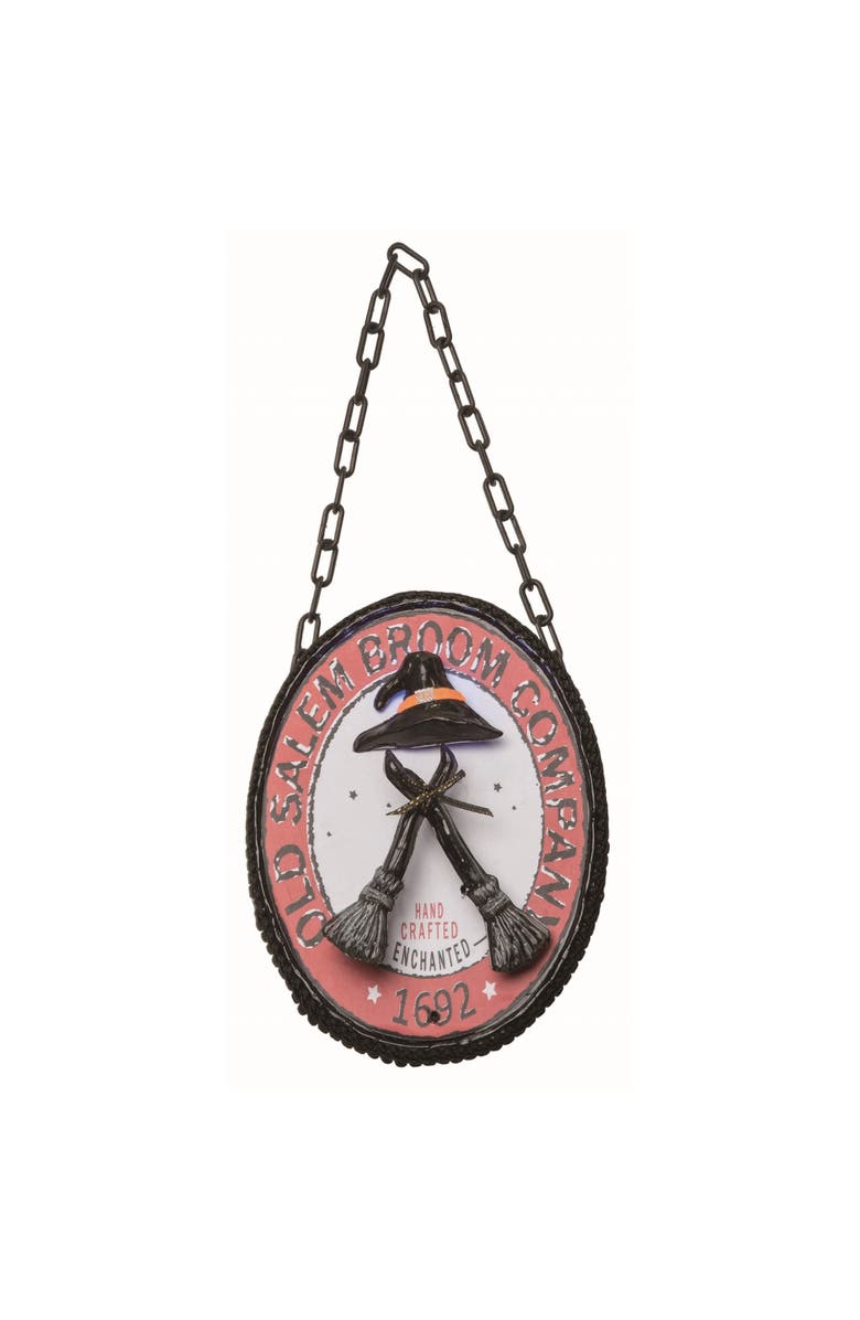 Transpac Artificial Multicolor Halloween Light Up Fortune Telling Sign, Main, color, Black