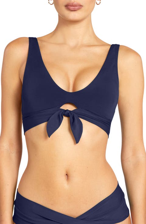 Ava Knot Front Bikini Top