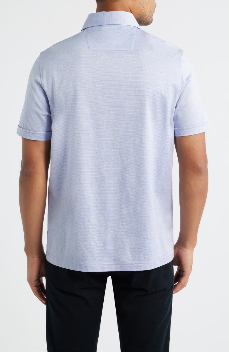 Bugatchi Mercerized Cotton Polo, Alternate, color, Thistle