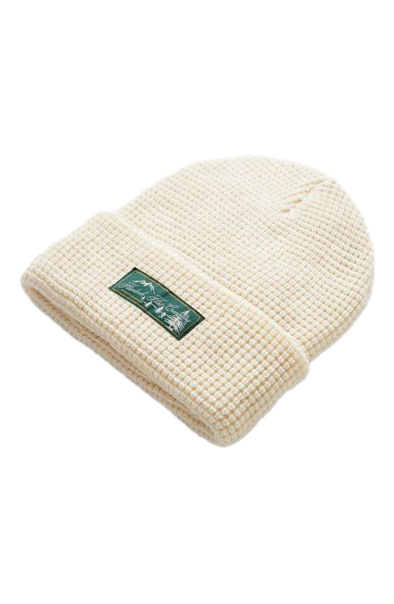 Hemlock Meadows Waffle Beanie, Alternate, color, Chalk