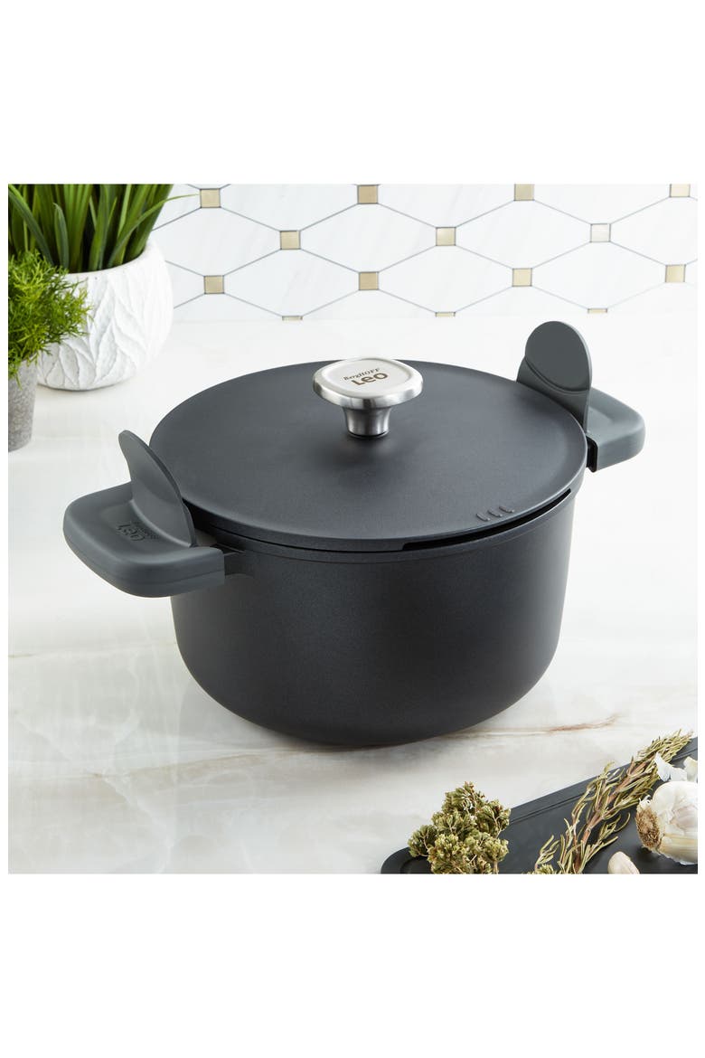 Leo Phantom 6-Piece Cookware Set, Alternate, color, BLACK