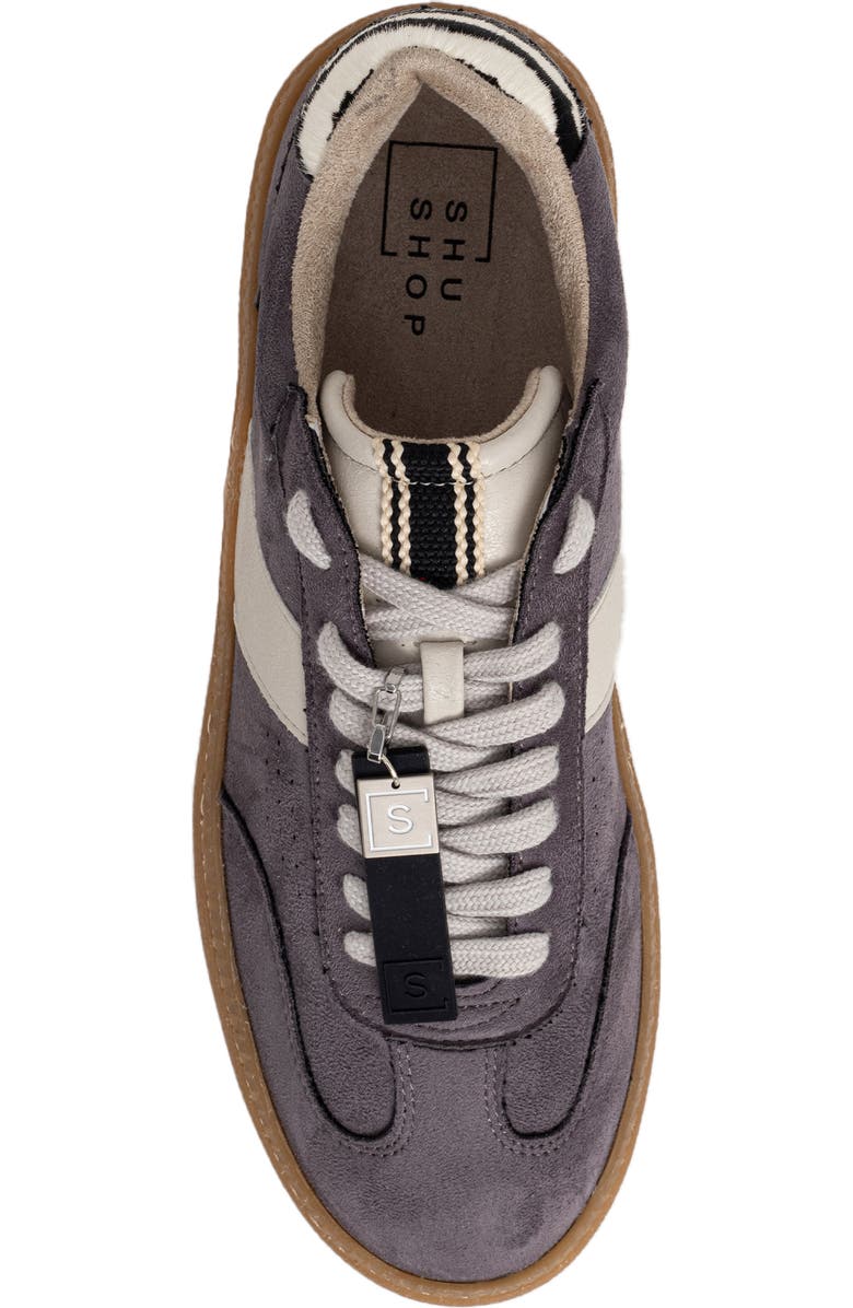 SHUSHOP Stacey Platform Sneaker, Alternate, color, Grey Suede