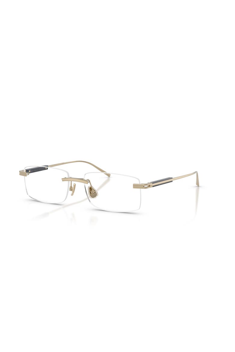 54mm Rectangle optical glasses, Main, color, Gold
