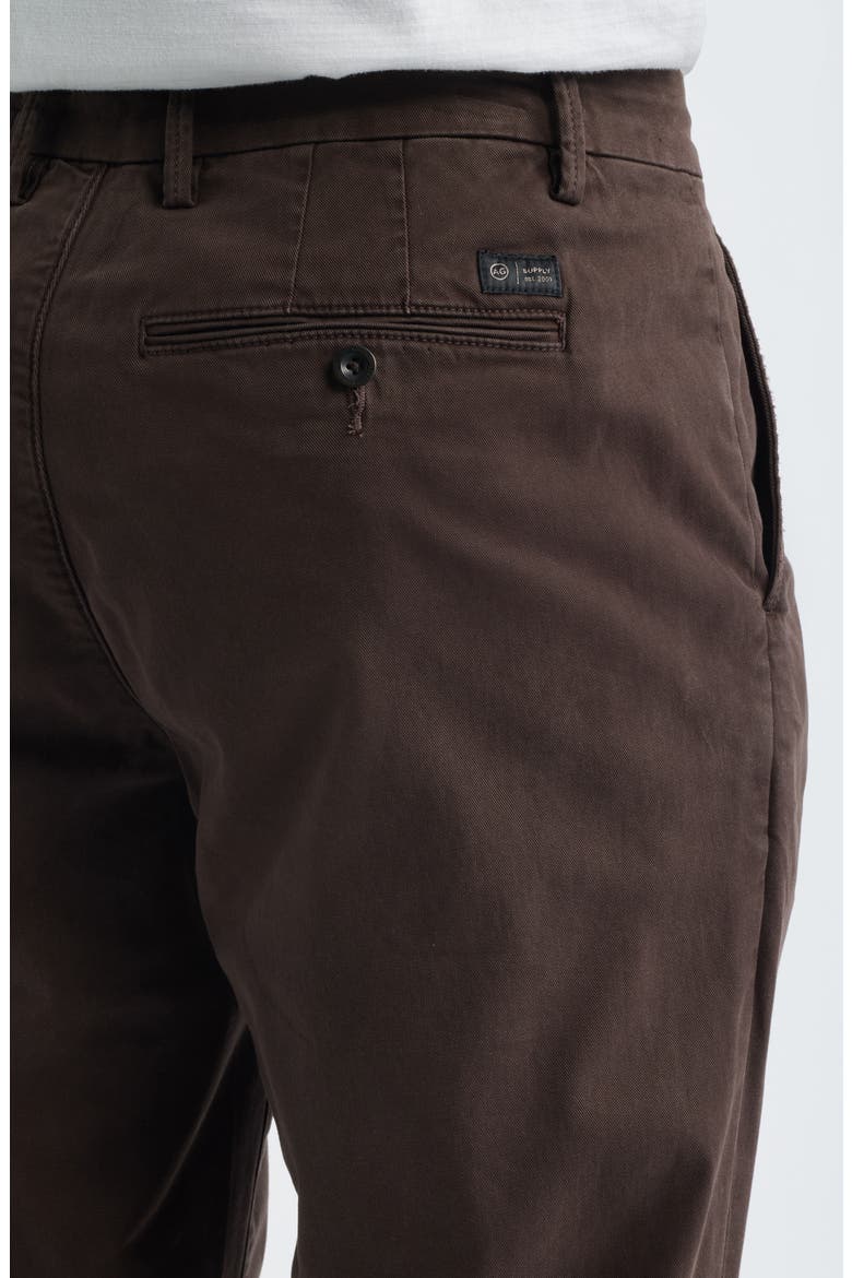 Archie Relaxed Straight Leg Stretch Sateen Pants, Alternate, color, 5 YEARS SULFUR OAK BARREL