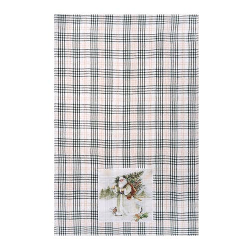 C & F Home C&f Home Woolland Santa & Tree Towel In Green