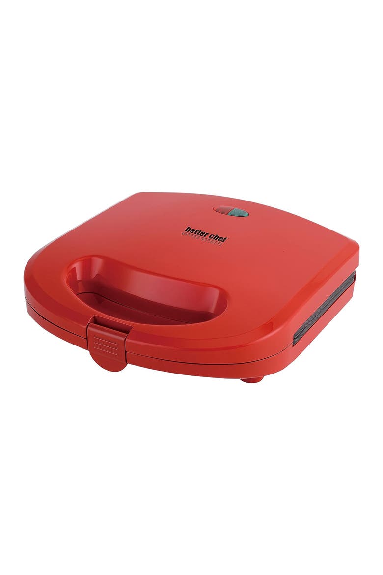 Electric Nonstick Waffle Maker, Alternate, color, Red
