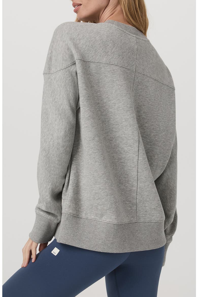 Sedona Weekend Crewneck Sweatshirt, Alternate, color, LIGHT HEATHER GREY