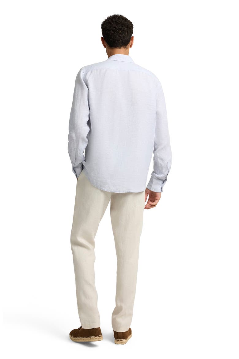 Linen Long Sleeve Shirt, Alternate, color, LIGHT GREY