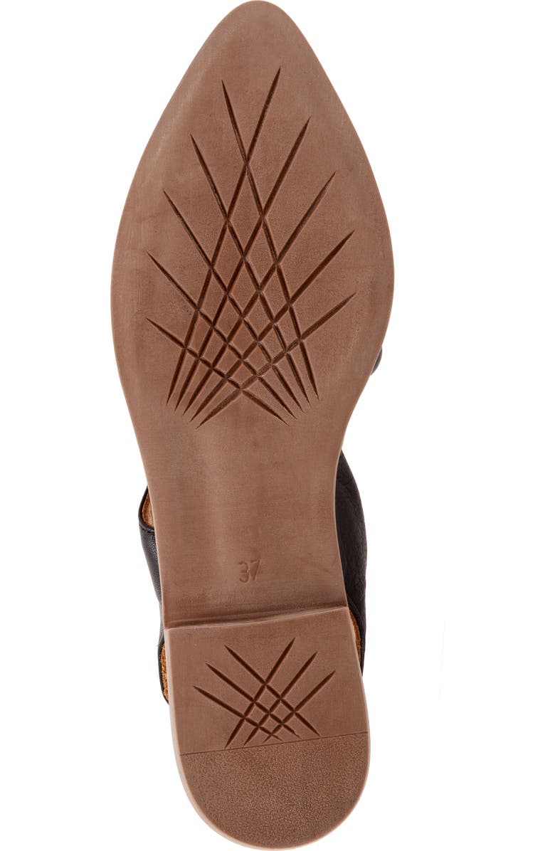 Bueno Bianca Pointed Toe Slingback Flat, Alternate, color,