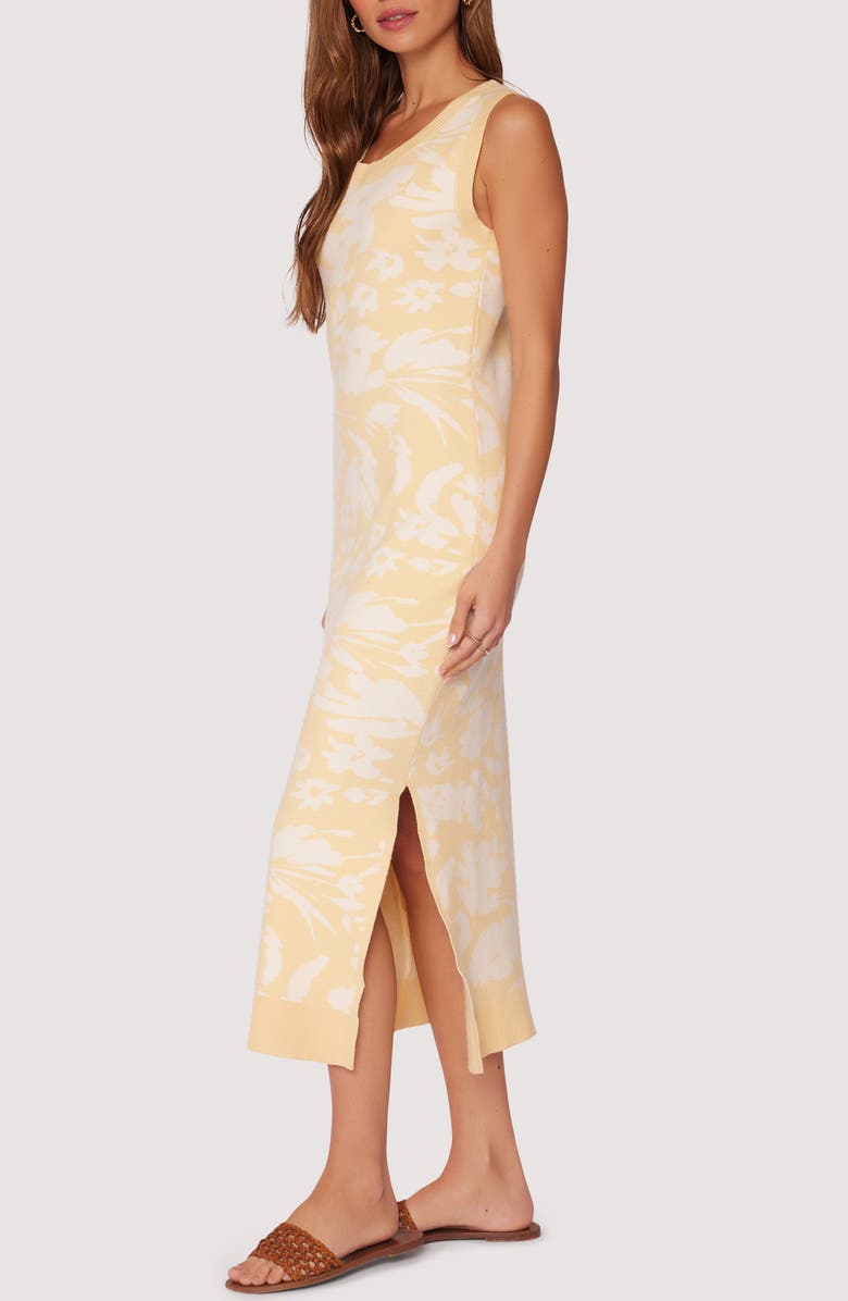 Lost + Wander Aurora Bliss Sleeveless Sweater Maxi Dress, Alternate, color, Butter-Yellow