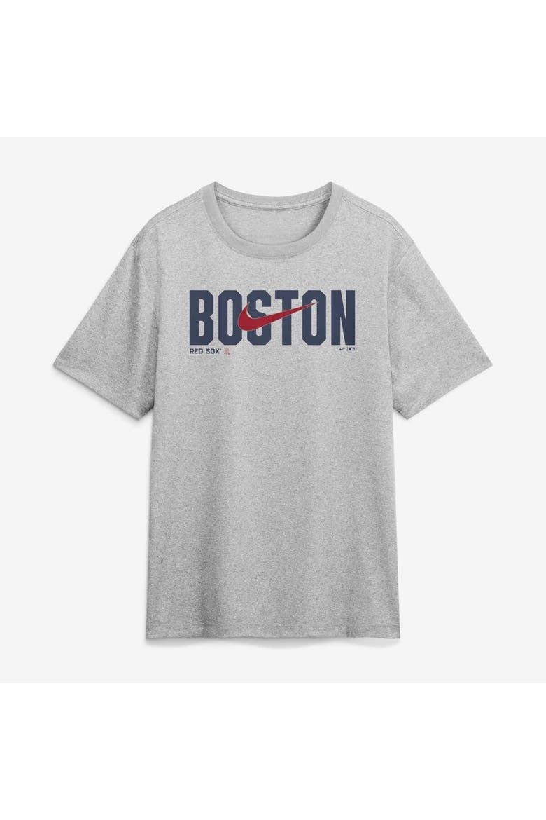 Men's Nike Heather Gray Boston Red Sox Swoosh Legend Dri-FIT T-Shirt, Alternate, color, Heather Gray