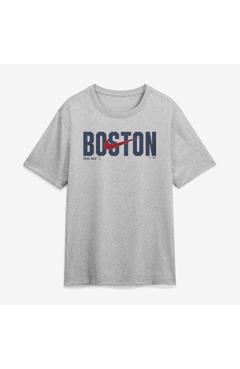 Nike Men's Nike Heather Gray Boston Red Sox Swoosh Legend Dri-FIT T-Shirt, Alternate, color, Heather Gray