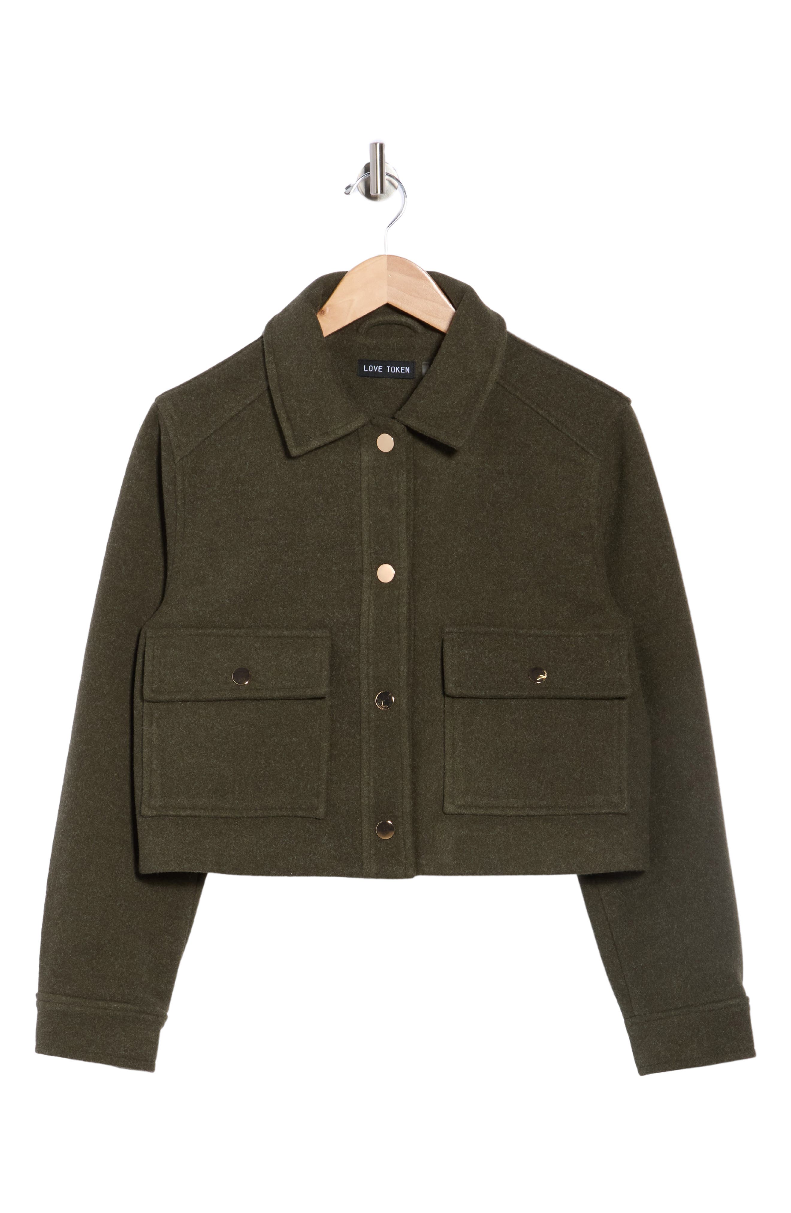 Xochi Crop Shirt Jacket