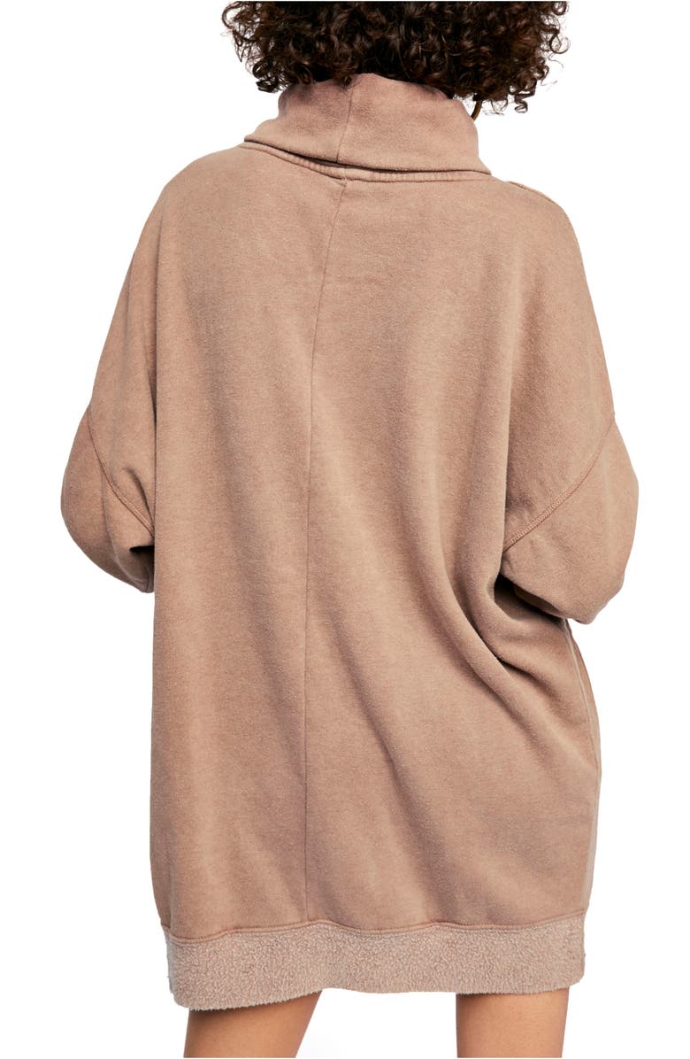 Free People Too Easy Turtleneck, Alternate, color, Canyon Trail