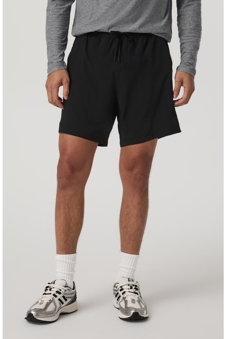 Hardkore Athletic Shorts, Main, color, BLACK