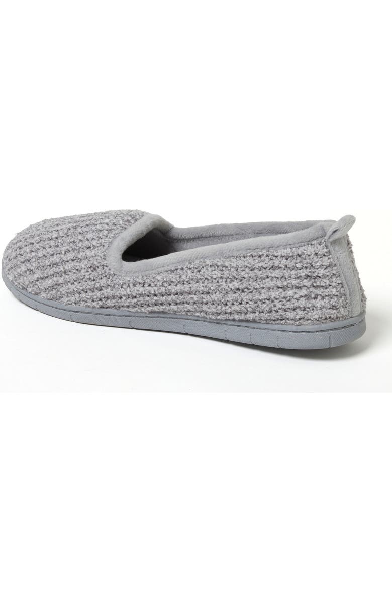 DEARFOAMS Rachel Marled Chenille Closed Back Slipper, Alternate, color, Sleet