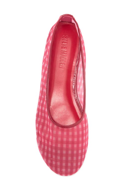 Steve Madden Meadow Flat In Red
