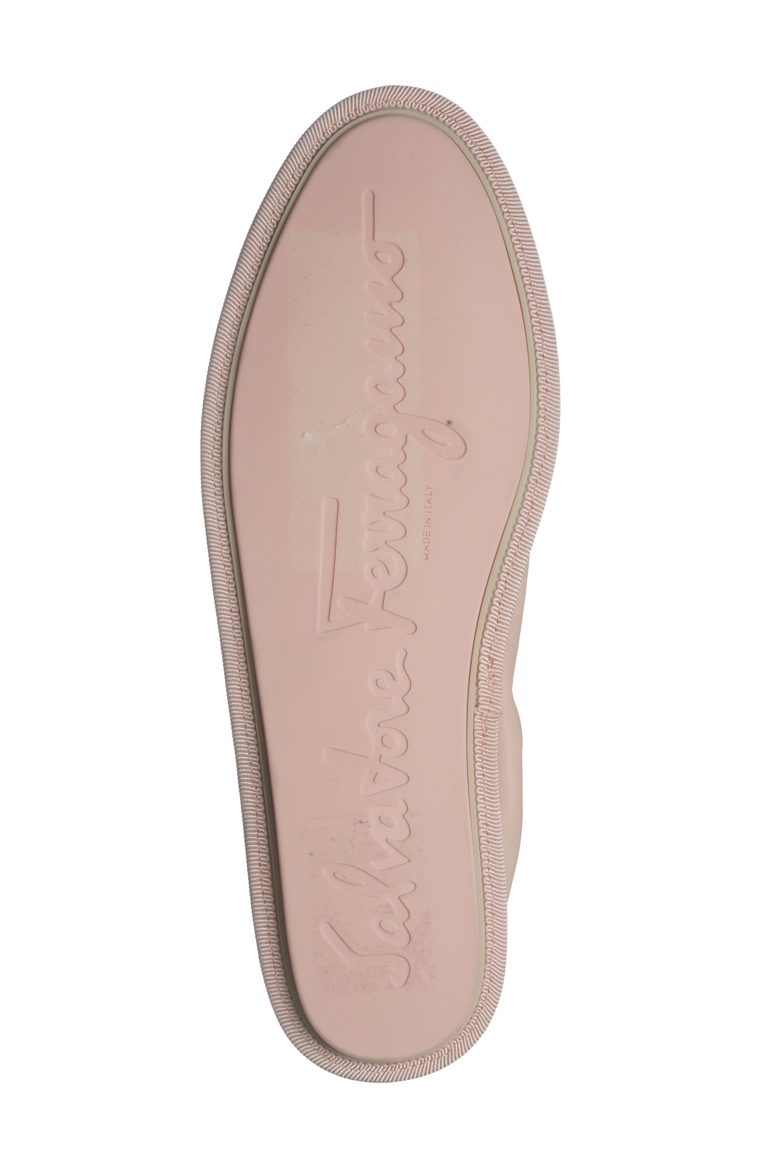 FERRAGAMO Varina Bow Ballet Flat, Alternate, color, Pink
