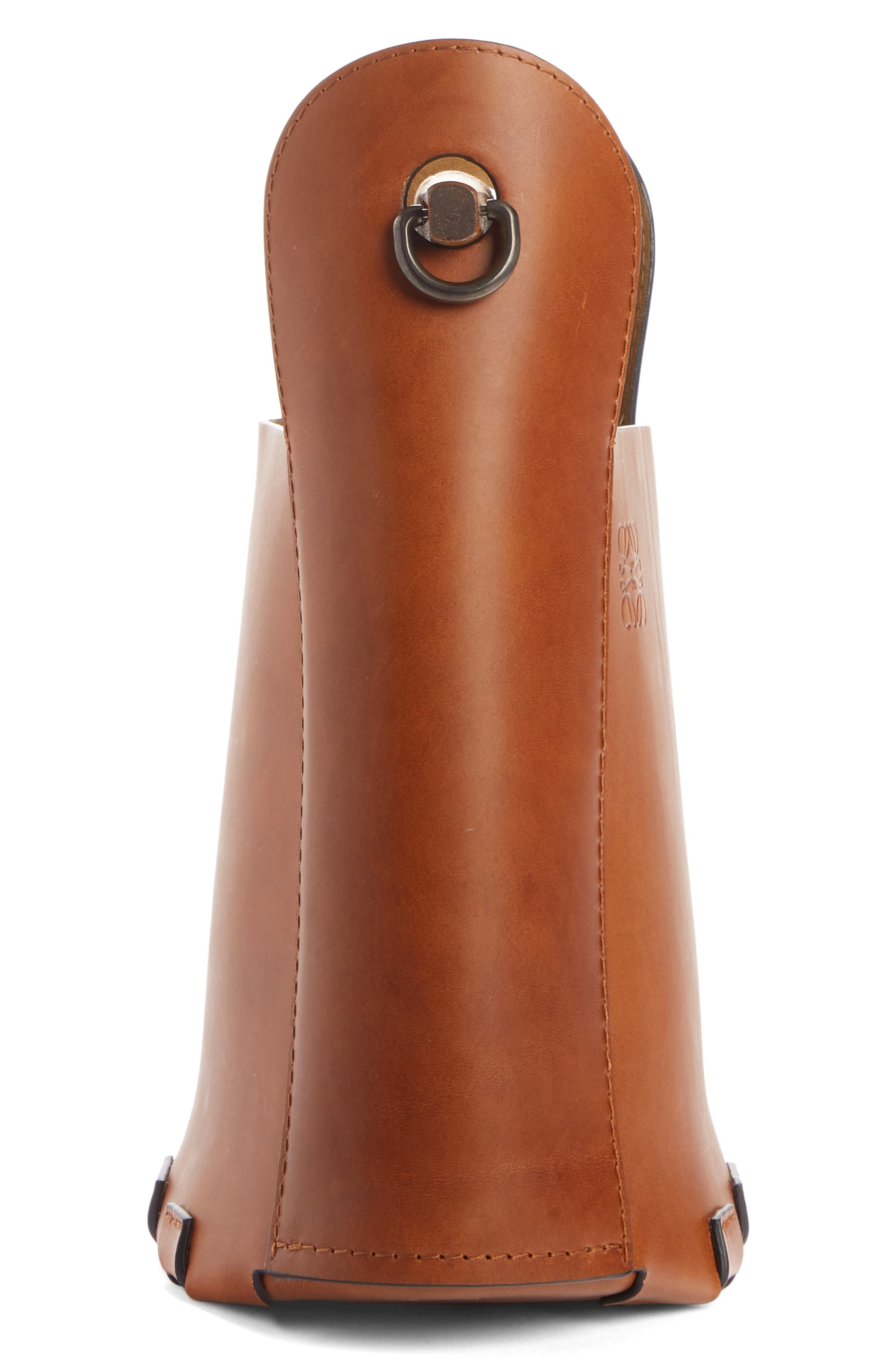 Loewe Bamboo Handle Leather Bucket Bag, Alternate, color, 