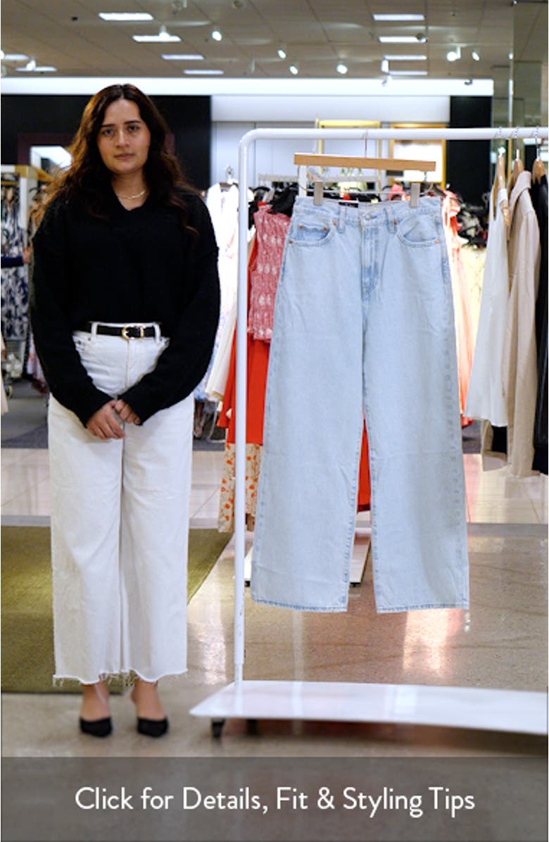 Ribcage High Waist Wide Leg Jeans, sales video thumbnail