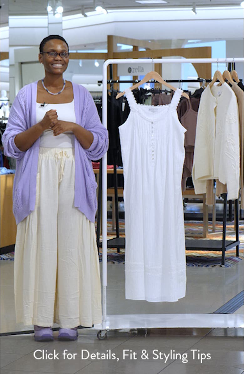 Sleeveless Cotton Nightgown, sales video thumbnail