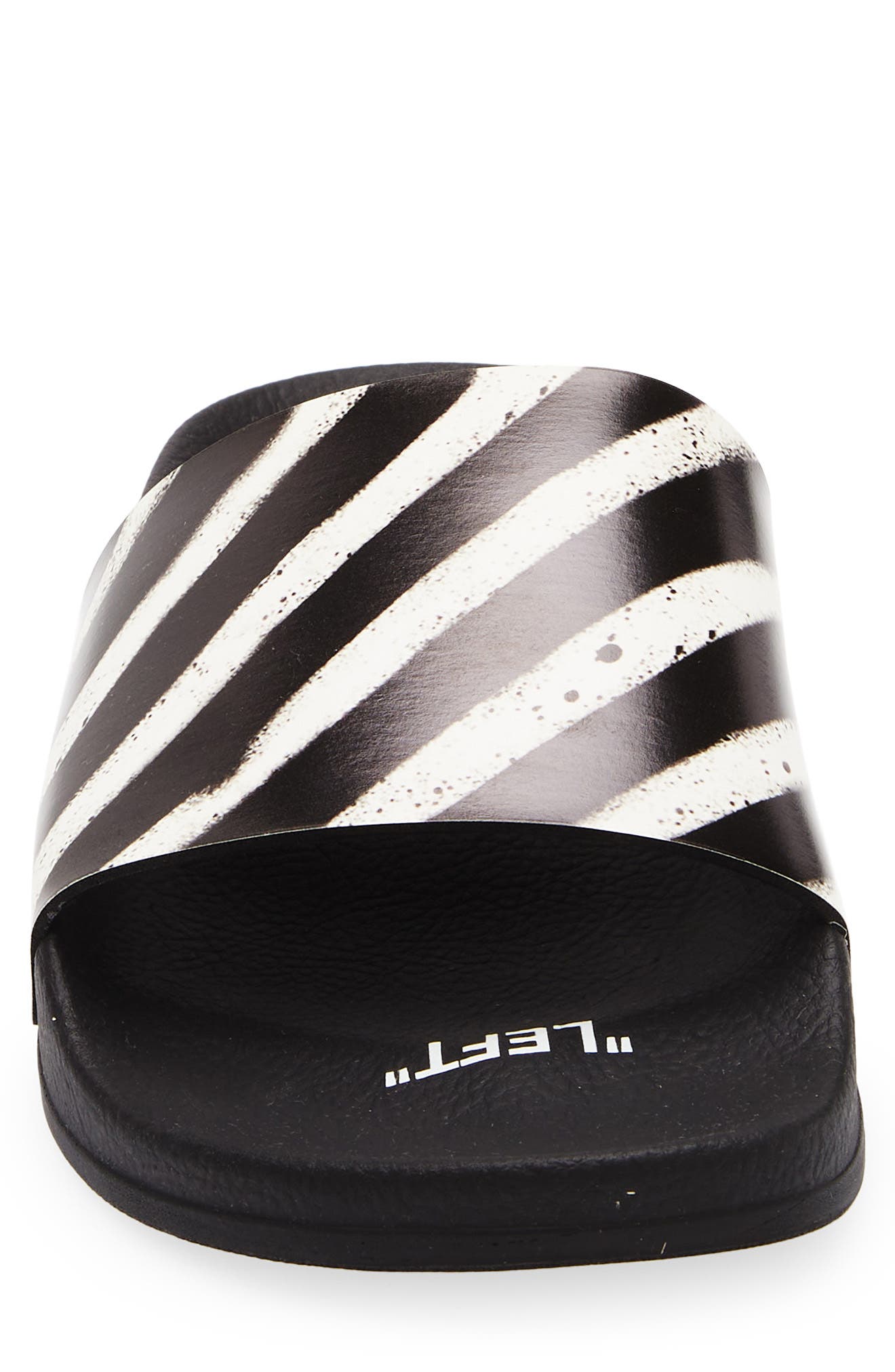 Off-White Spray Stripes Slide Sandal (Men) | Nordstromrack
