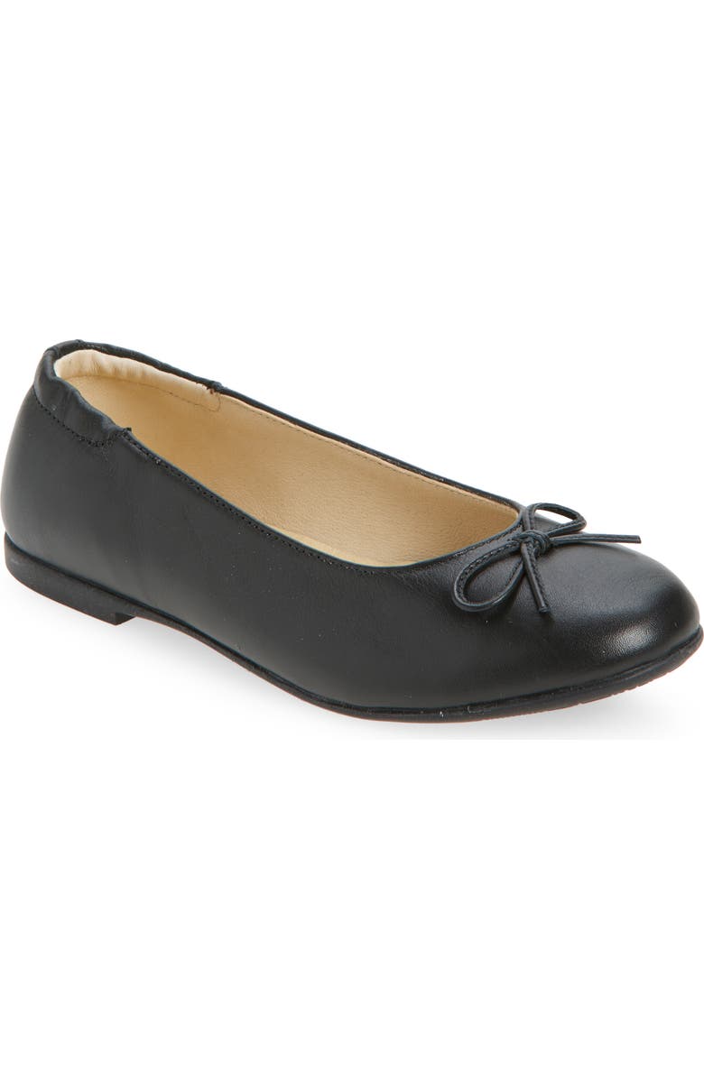 Naturino Kids' Croise Ballet Flat, Main, color, Metallic Black